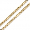 Złoty łańcuszek 55cm Pełny splot Garibaldi 3,3mm próby 585